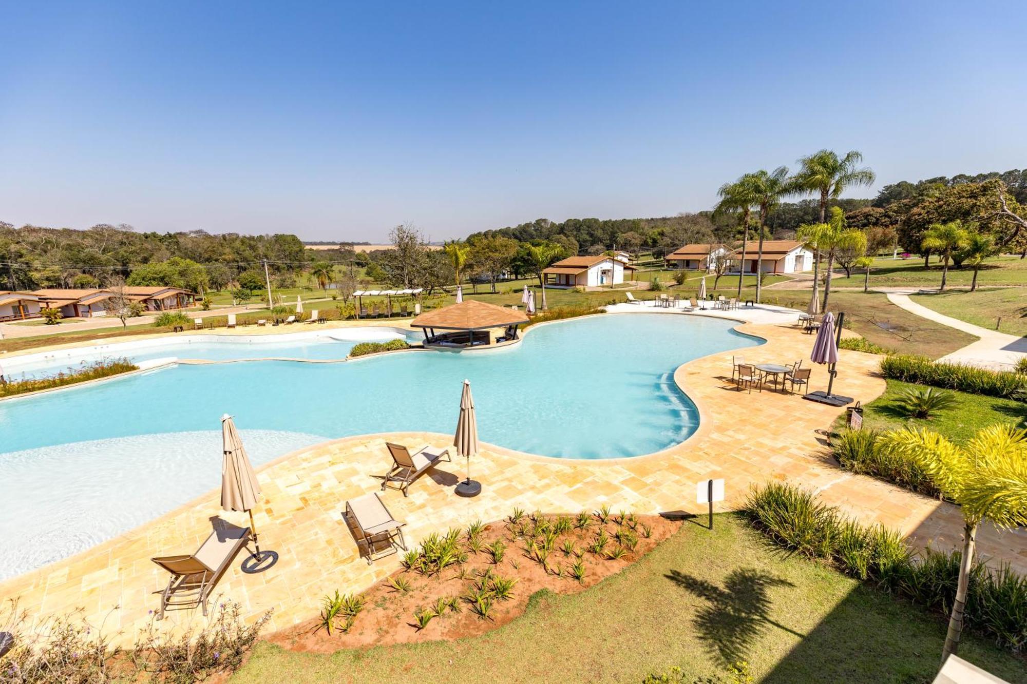 Hotel Fazenda Vale das Águas Águas de Santa Barbara Exterior foto